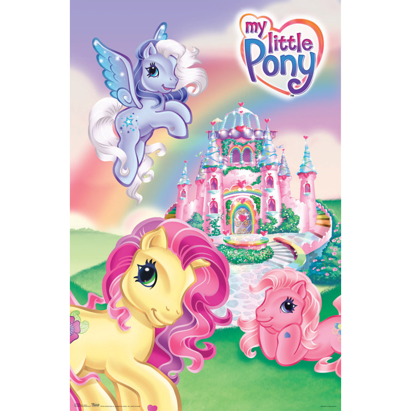 Impression sur papier my little pony-castle