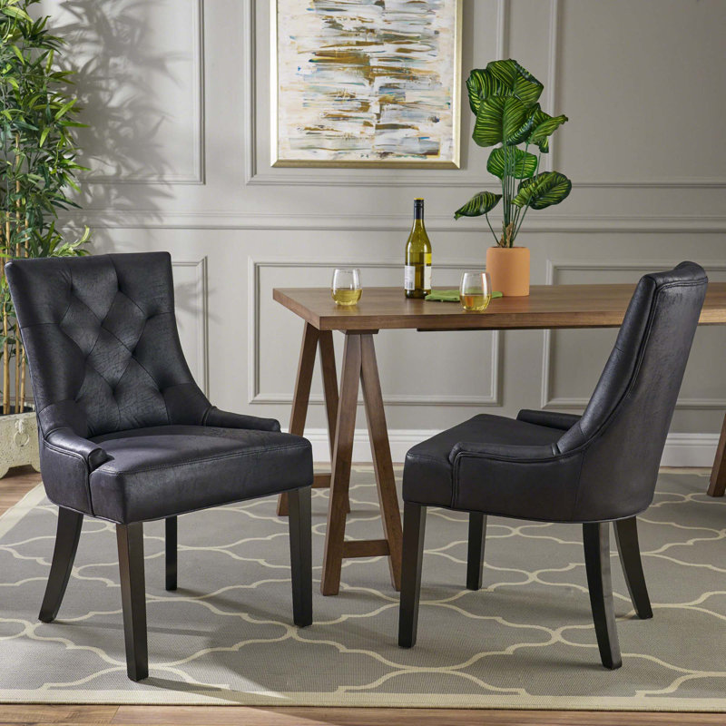 Dining Chairs, Mignight PU