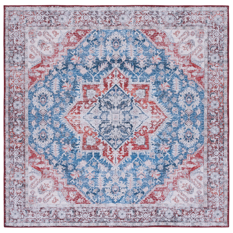 Tucson Performance Machine Washable Oriental Rug, Square 6'