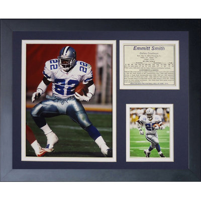 Souvenirs encadrée emmitt smith