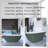 65“ Freestanding Soaking Solid Surface Bathtub-101942668