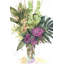 Tropical Flower Assemblage - reproduction botanique encadrée-928973533-928973532