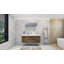Base de meuble-lavabo simple 58,5 po mural seulement-58199418