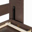 Lit escamotable avec armoire supérieure et lit escamotable peu encombrant avec éclairage et USB-998760487