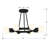 Riane 8 Light Black Ceiling Mount