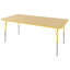 Table rectangulaire d'activités effaçables à sec avec pieds réglables-791962598-791962606-765072855