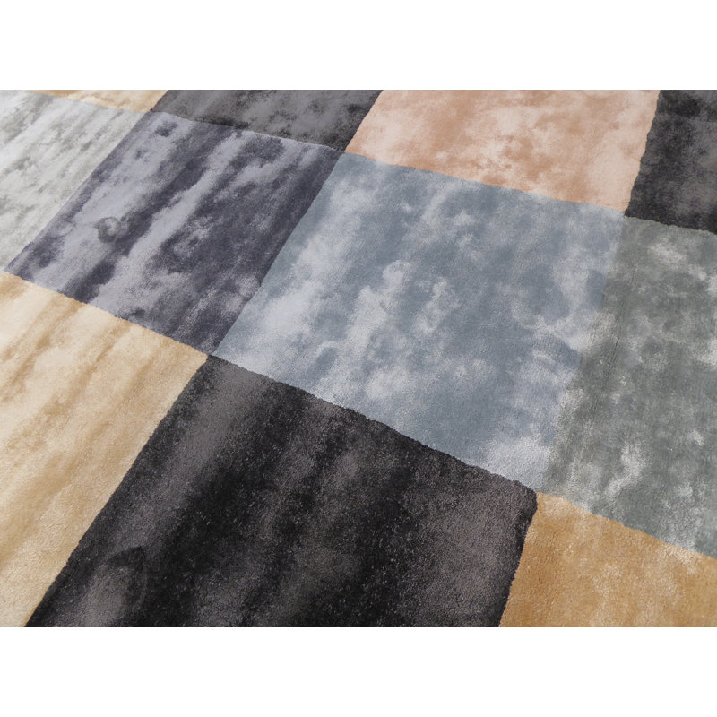 Sahara Geometric Viscose Hand Tufted Area Rug, 170 x 240cm