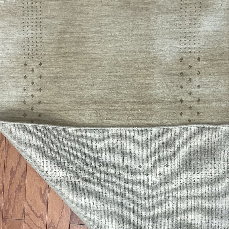  Handmade Modern Gabbeh Wool Rug, Tapis de couloir 2 pi 6 po x 10 pi