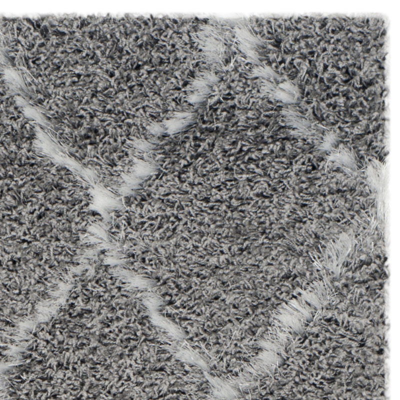 Sg-Msg-Moroccan Shag Performance Geometric Rug, Runner 2'3" x 8'
