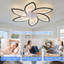Ventilateur de plafond d'intérieur à DEL à intensité variable de 7 po avec 7 pales Jamonie-1243775205