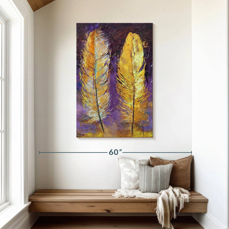 Plumes d'or Kerner, H 45 po x l 30 po