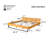 Pine Wood Bed Frame King Size-1202873073