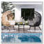 Fauteuil de patio en osier PE-998154337-998154338
