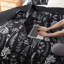 Ensemble de literie en microfibre avec 2 taies d'oreiller Garden-135949639-135949642