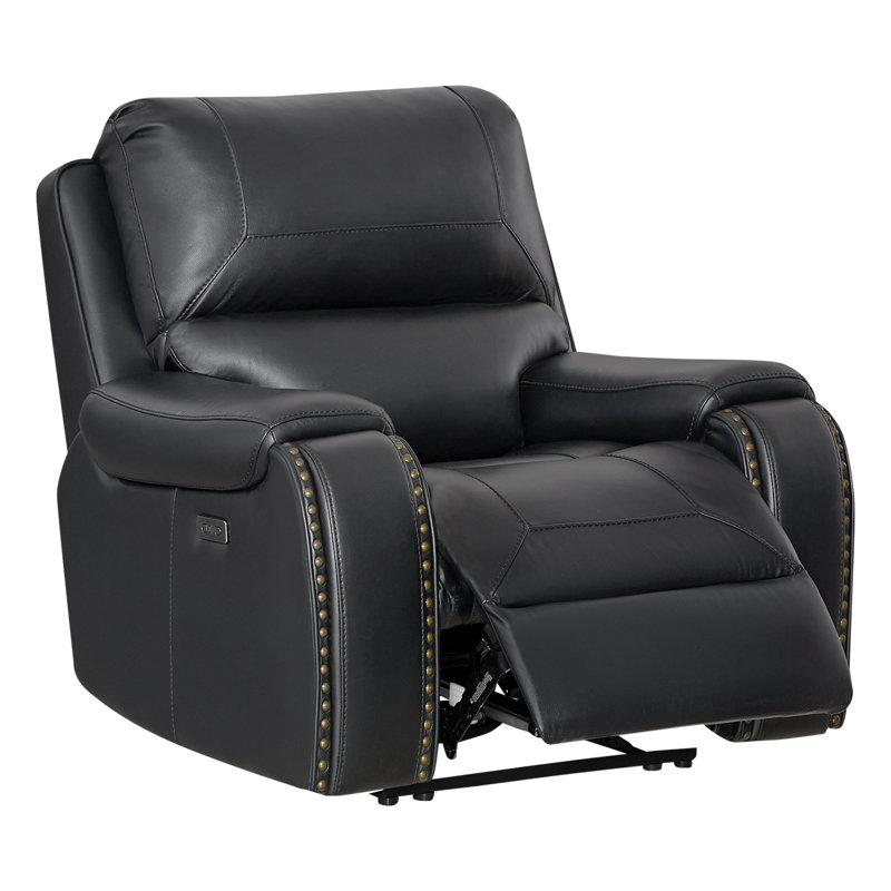 Fauteuil inclinable électrique de 42 po de largeur, Noir