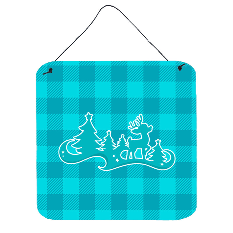 Christmas Deer Decorative Accent, Blue