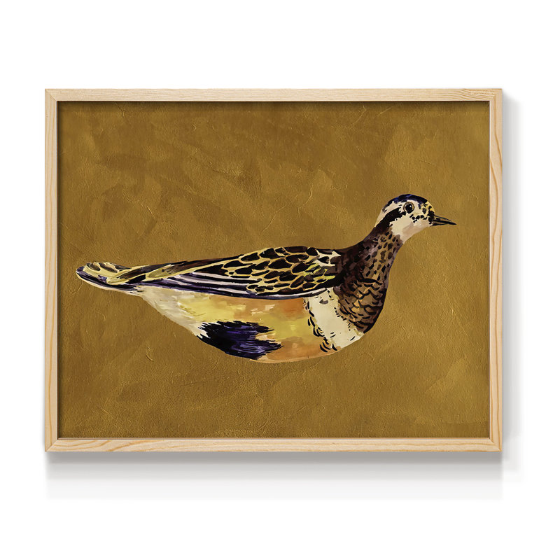 «Feathered Friend II», reproduction encadrée, Naturel, H 22 po x l 28 po