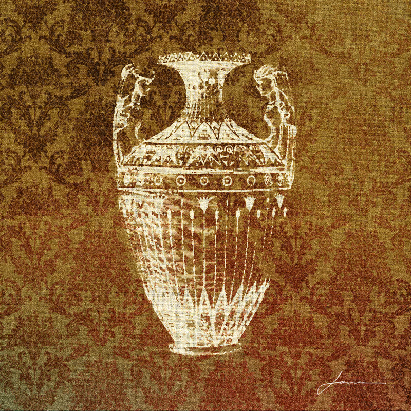 Patterned Bottles II by James Burghardt - Wrapped Canvas Print, 76cm H x 76cm W