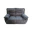 Berthony 2 Seater Chenille Reclining Sofa-1793070395