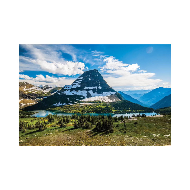 Hidden Lake, Glacier National Park, Montana - Giclée sur toile tendue avec châssis