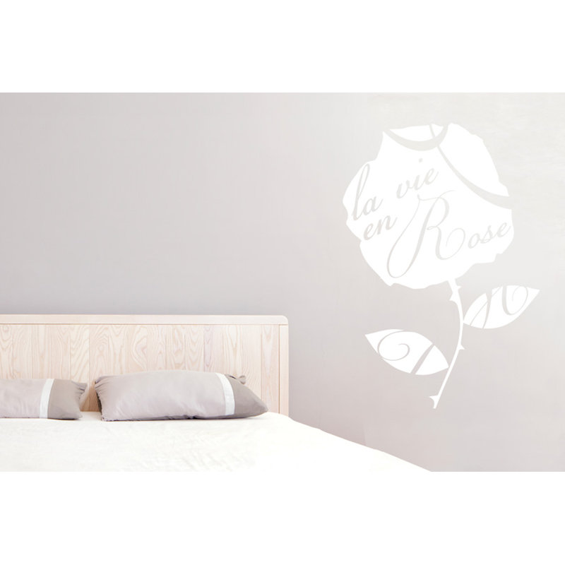 Plants & Flowers Wall Decal, White, Medium