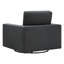 Fauteuil club pivotant rembourré Asher-118589785