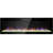 50" Recessed Thin Tempered Glass Front Wall Mounted Electric Fireplace With Remote And LED Light Heater-2100992599