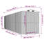 Anica 2 ft. W x 10 ft. D Galvanized Steel Apex Garden Shed
