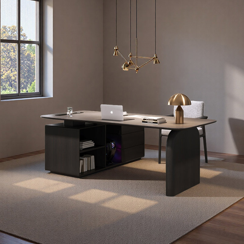 Bureau unique avec surface de travail spacieuse, H 29,53 po x l 78,74 po x P 47,24 po
