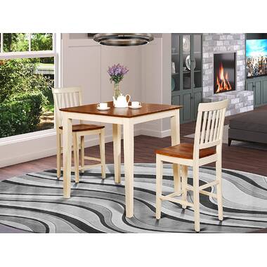 Woodstock White Drop Leaf Rectangular Table, Dining Room - Tables