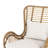 Fashionable Chair With Water- Padding And Metal Base - Beige/brown Elegant Outdoor Woven Beige + Brown