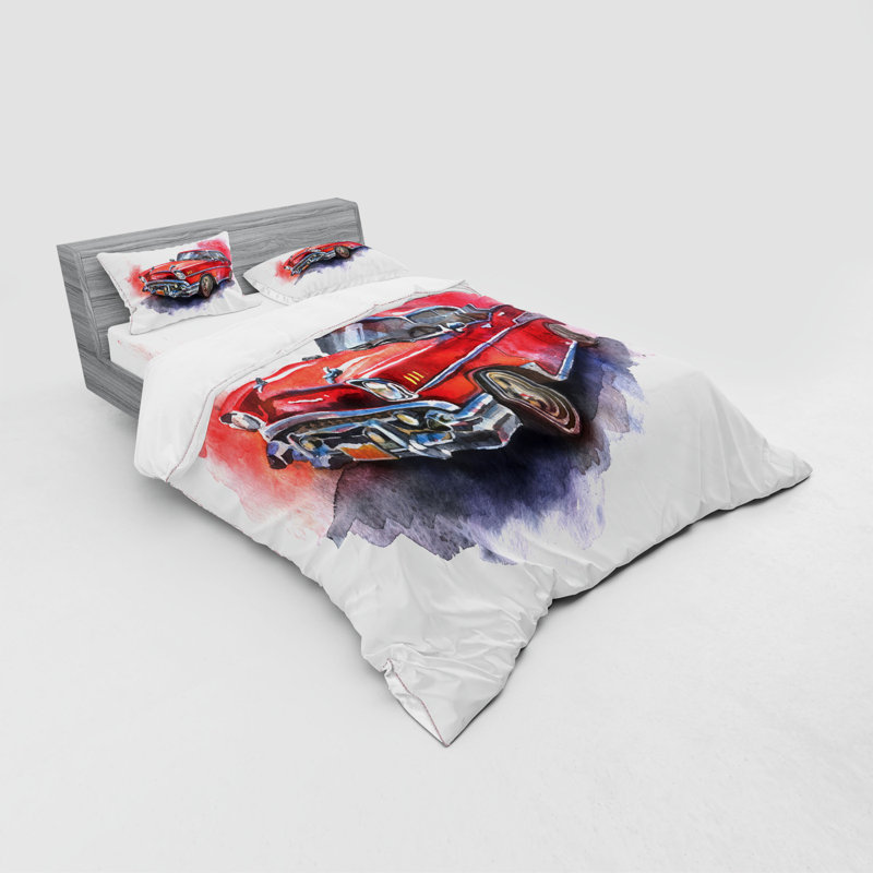 Industrial Duvet Cover, Queen Duvet Cover + 3 Additional Pieces