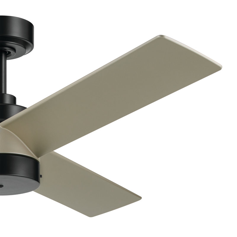 52 Inch Spyn Lite Fan in Blades, Black, Silver