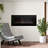Baren 50-Inch Wall Mounted Electric Fireplace - Modern Heater with LED Flames