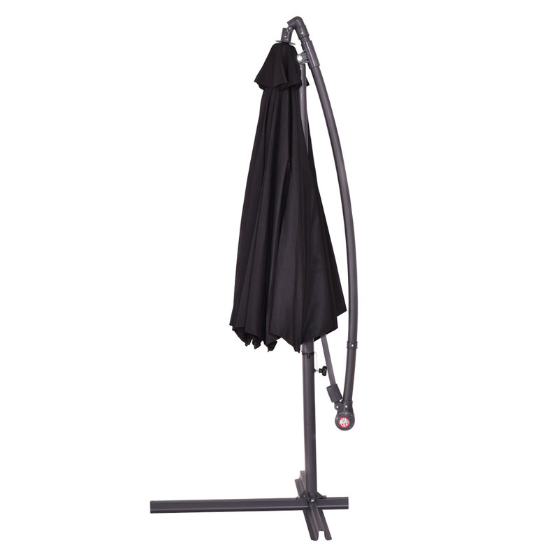 Denny 270cm Cantilever Parasol, Black