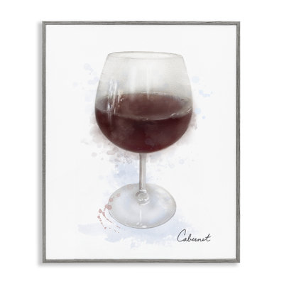 Modern Cabernet in Glass Framed Giclee, design by Matthew Piotrowicz