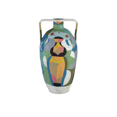 Amphora Handmade Terracotta Table Vase