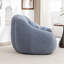 Fauteuil à billes confortable avec mousse à mémoire de forme, tissu en fausse fourrure et conception ergonomique pour les dortoirs, les appartements et les salons-1455365907