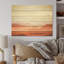 «Brown Minimalisme Canyon Calm I - Canyon», art mural sur bois de pin naturel-1463273273