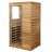 Red Cedar Mini One Person Far Infrared Glass Door On The Right Of The Indoor Sauna Room-114977084