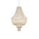 Cybele 2 - Light Shell/Capiz/Wrought Iron LED Chandelier