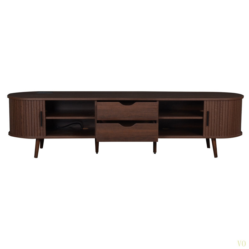Meuble télé 70 po Mid Century Modern