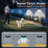 Solar Fence Lights 12 Pack, Motion Sensor Outdoor Light with 3-Sided Lighting, 50 Lumens Solar Lights Outdoor Waterproof with 6000K/3000K Mode for Fence/Deck/Patio/Pool