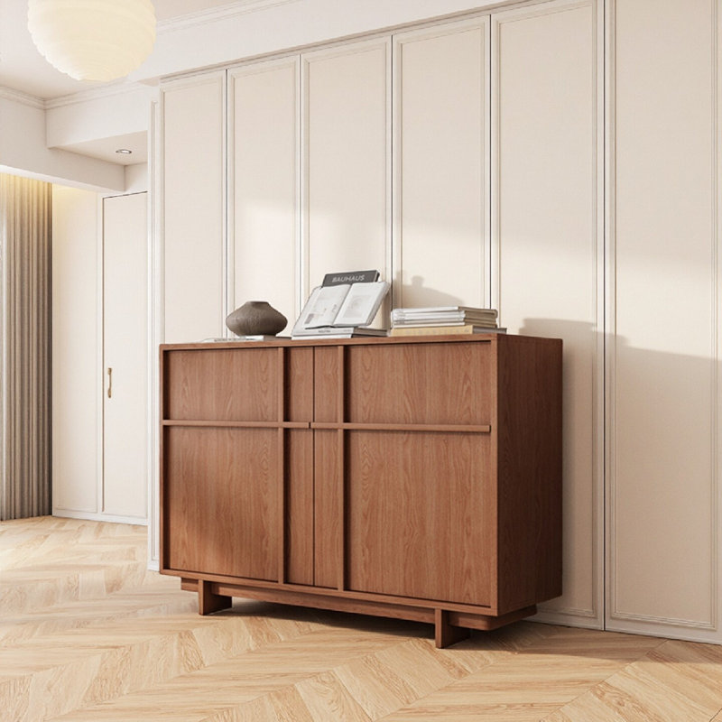 Vitrine Medimal Minimalist, H 35,43 po x l 39,37 po x P 15,75 po, Brun