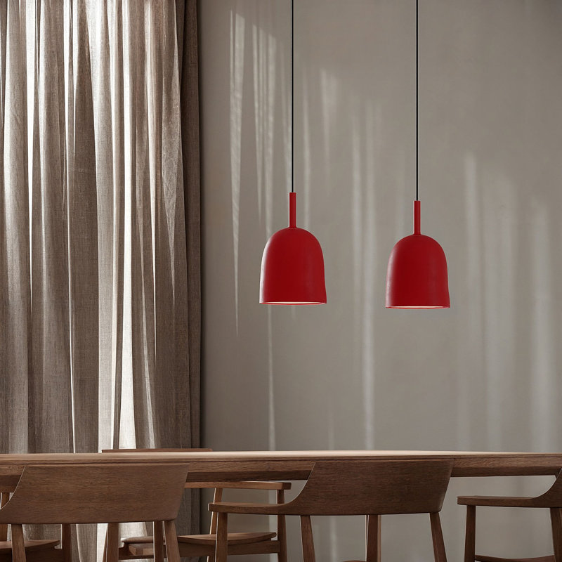 Vessel Pendant Light, 18.5'' H x 9'' W x 9'' D, Poppy, Black