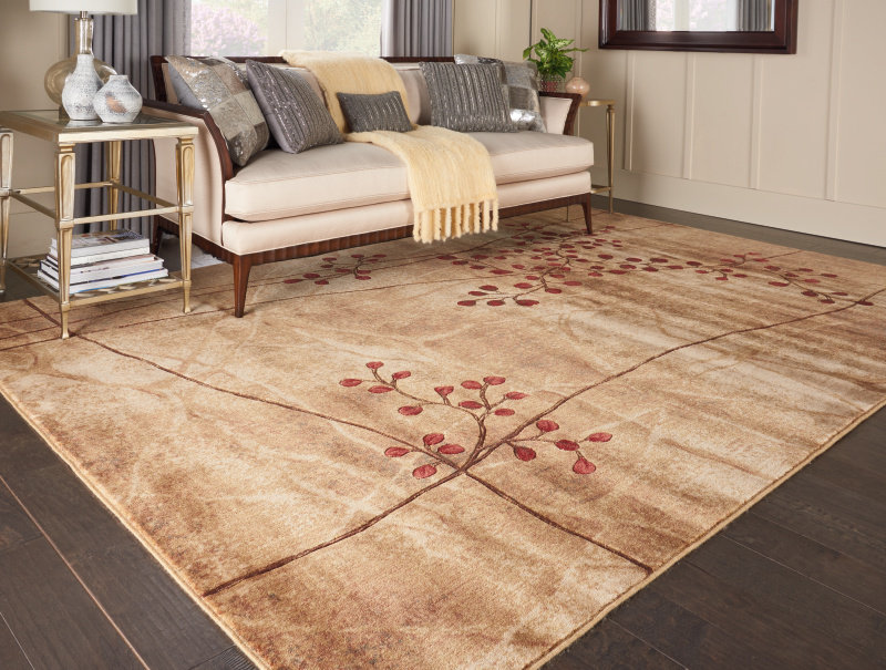 Hartlepool Floral Area Rug, Rectangle 107 x 168cm