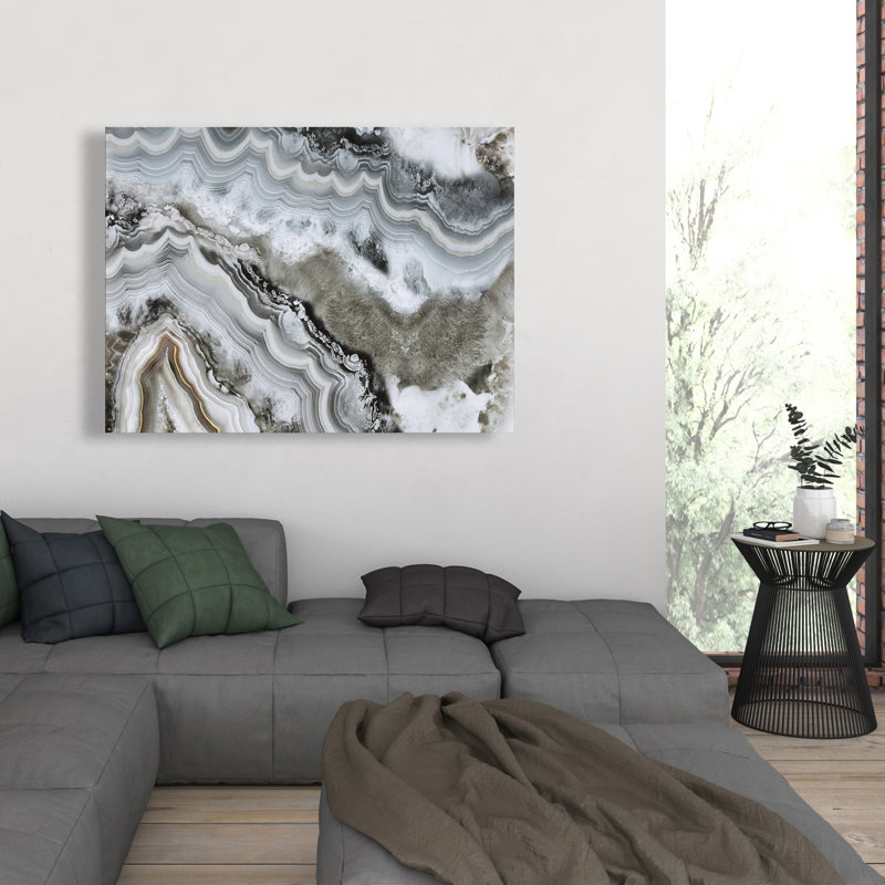 Abstract Geode - Minerals Abstract Canvas for Home Decor