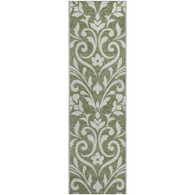 Premium Machine Washable Prisco Fern Rug