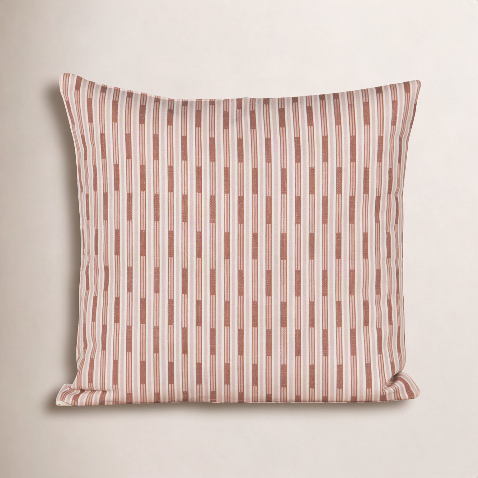 Benton Throw Pillow, Red, Square 22", Polyester