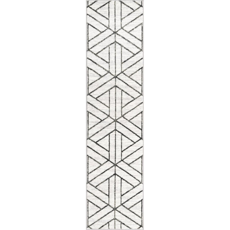 Eshin Abstract Indoor Rug, Runner 2' x 8'